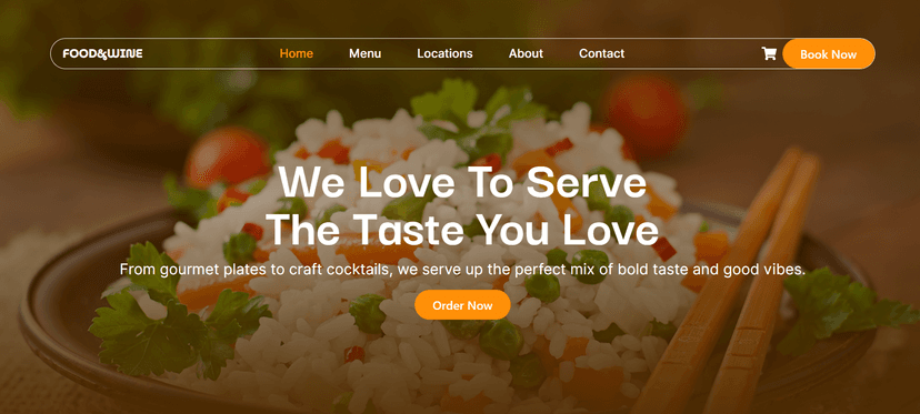 Restaurant & Bar Website